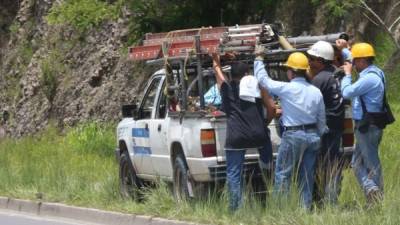 Los vehículos de la Enee sí pueden circular en Semana Santa por asuntos de emergencia.