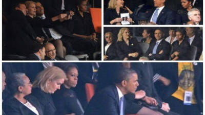 La platica de Barack Obama con la primer ministra danesa Helle Thorning-Schmidt parece molestarla