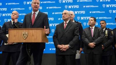Las autoridades neoyorkinas, encabezadas por el alcalde Bill De Blasio aseguran que la ciudad no enfrenta 'amenazas creibles'.