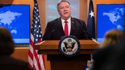 El secretario de Estado norteamericano, Mike Pompeo, acusó a China de desinformar.