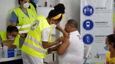 Vacunación. En el pasado vacunatón se aplicaron más de 13,000 dosis en San Pedro Sula.