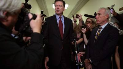 El ex director del FBI, James Comey, testificó ante el Congreso sobre la trama rusa el viernes pasado./AFP.