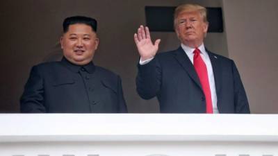 El líder norcoreano, Kim Yong-un y el presidente de EEUU, Donald Trump. AFP
