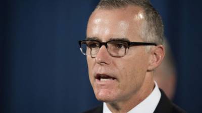 El Director interino del FBI Andrew McCabe. AFP/Archivo