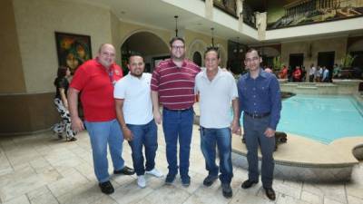 José Francisco Cerrato, Kevin Cribas, Joseph Miranda, Carlos Ventura y Nahún Lobo.