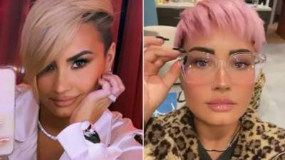 Demi Lovato ha presumido su nuevo “look” en redes sociales.