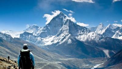 Montaña Ama Dablam, ubicada en la parte este del Himalaya.