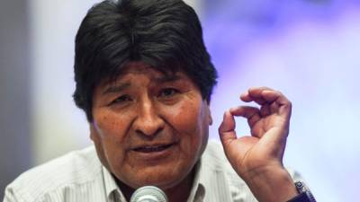 El expresidente de Bolivia, Evo Morales. Foto: AFP
