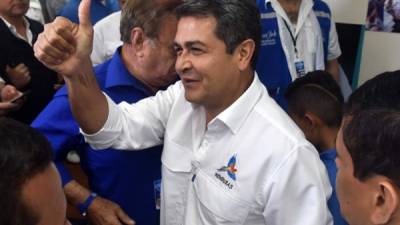 Juan Orlando Hernández, presidente reelecto de Honduras.