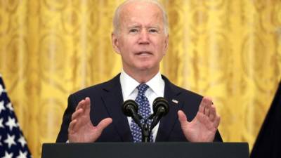 Biden presentó su ambicioso plan sobre energía solar en la Casa Blanca./AFP.