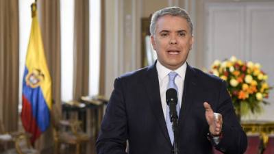 El presidente de Colombia, Iván Duque. Foto: AFP