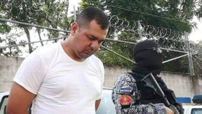 Luis Alberto Sandoval (38) cuando fue detenido.