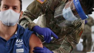 Estados Unidos avanza en la inmunización masiva contra el coronavirus tras abastecerse con más de 400 millones de vacunas./AFP.
