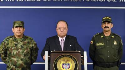 El ministro de Defensa Luis Carlos Villegas.