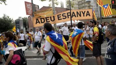 El movimiento independentista catalán trata de ganar fuerza.