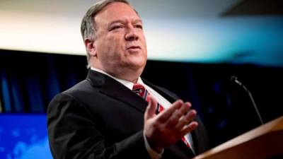 Secretario de Estado estadounidense Mike Pompeo