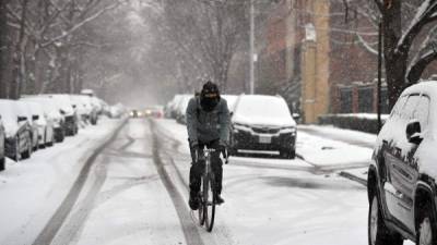 Nueva York comienza a sufrir el azote de una segunda tormenta invernal en una semana./AFP.