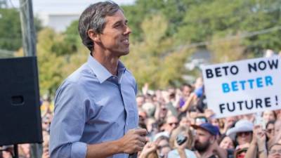 Beto es la estrella en ascenso del partido demócrata que puede dar la batalla a Trump en las elecciones presidenciales de 2020./AFP.