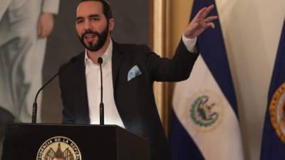 El presidente de El Salvador, Nayib Bukele. EFE