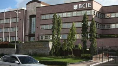 El edificio del Banco Centroamericano de Integración Económica en la capital hondureña.