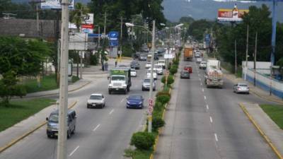 En el bulevar del norte es donde hay más tráfico.