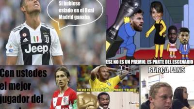 Luka Modric ha sido elgido por la Fifa como el mejir jugador de la Fifa por lo que las redes sociales estallan con memes en donde involucran a Cristiano Ronaldo y Messi.