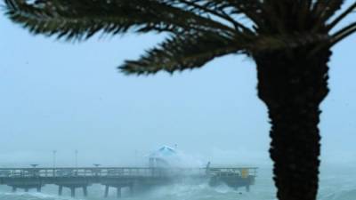 El huracán Irma pasa con fuerza por Miami.