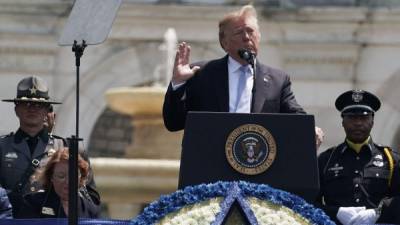 El presidente de EEUU, Donald Trump. Foto: AFP.