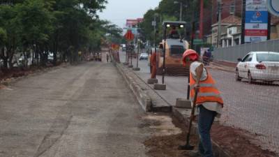 Los trabajos en la zona de Emisoras Unidas comenzaron hace varios días. Foto: Andro Rodríguez