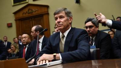 El director de Inteligencia de EEUU, Joseph Maguire, testifica ante el Congreso tras las denuncias contra Trump./ AFP.