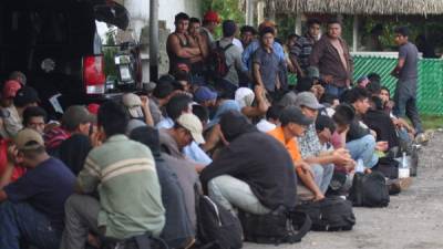 Los inmigrantes cayeron en dos operativos. Foto: EFE/Marco Polo Guzmán