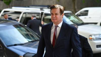 Manafort a su llegada para su audiencia en la Corte de Distrito de Washington