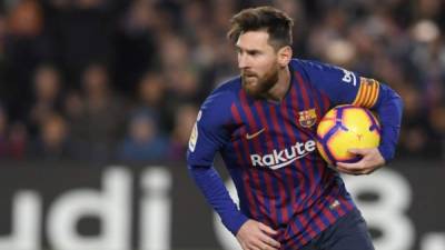 Lionel Messi estará en el duelo ante Real Madrid. FOTO AFP.