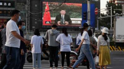 El presidente chino, Xi Jinping, dio hoy su primer discurso tras la pandemia de coronavirus prometiendo una vacuna mundial./AFP.