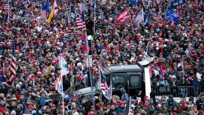 Miles de seguidores del presidente saliente de Estados Unidos, Donald Trump, se reunían este miércoles en el centro de Washington para realizar una demostración de fuerza en el día que el Congreso debe certificar su derrota en las elecciones de noviembre.