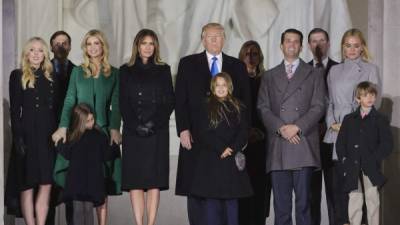 La familia Trump llegó a la Casa Blanca y ya lo presumen en sus redes sociales. AFP.