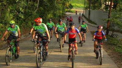 El Merendón es uno de los lugares predilectos por t ciclistas debido a que regala un tranquilo recorrido.