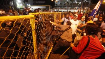 La marcha del viernes terminó en violencia.