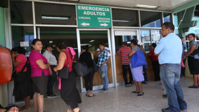 El Hospital Escuela sigue con serios problemas.