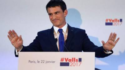 Manuel Valls, exprimer ministro de Francia, parece ser el heredero de François Hollande, quien decidió no presentarse para un segundo mandato.