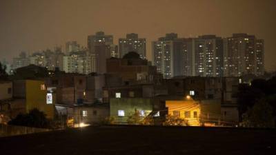 Vista de la Región de Morumbi, zona sur de Sao Paulo, Brasil.