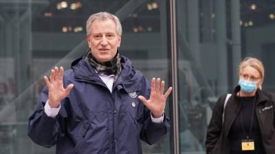 El alcalde de Nueva York, Bill de Blasio. Foto: AFP