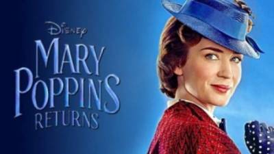 La actriz británica Emily Blun se pone los zapatos de Mary Poppins. Foto/redes