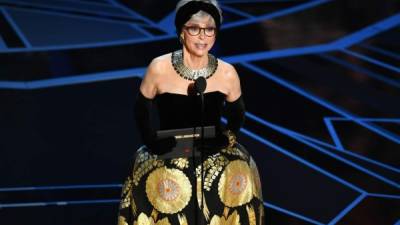 La actriz Rita Moreno en la 90 edición de los premios Óscar.