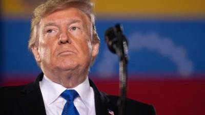 Trump tachó a Maduro de 'marioneta de Cuba' en su discurso en Miami./AFP.