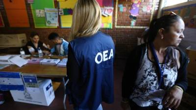 La OEA observó las elecciones primarias de marzo de 2017 en Honduras y anunció que lo hará en las generales