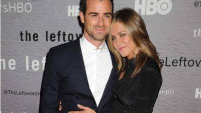 Justin Theroux y Jennifer Aniston demuestran su amor.