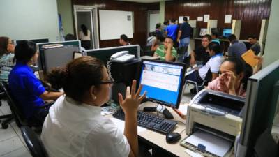 Oficinas de la Secretaría de Trabajo.