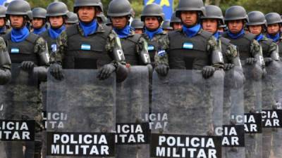 El Gobierno busca garantizar la permanencia de la Policía Militar.