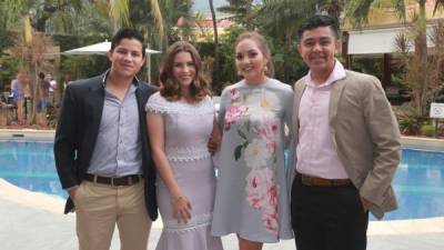 Óscar Díaz, María Robles, Ariana Fernández y David Cruz.